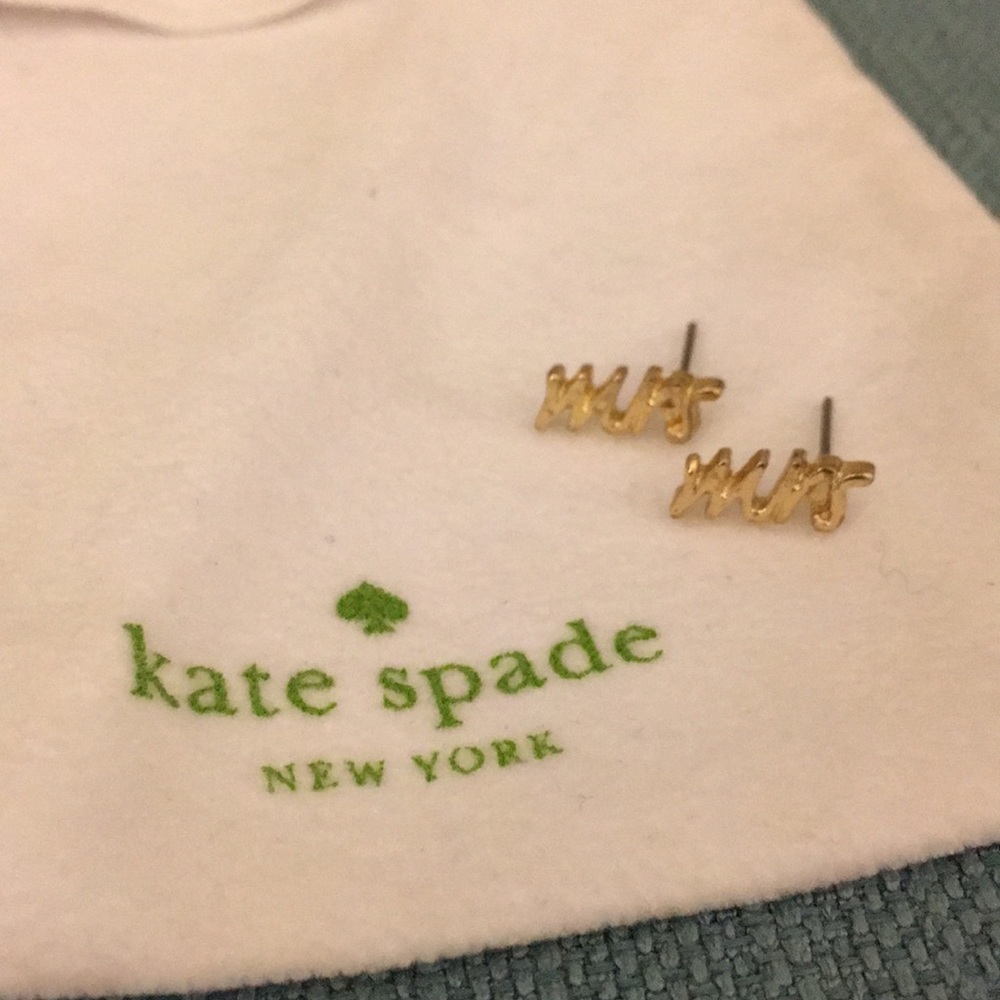 Kate Spade ‘Mrs’ Studs